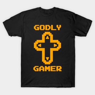 Godly Gamer (v5 - orange) T-Shirt